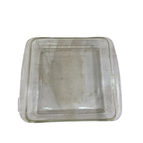 Vintage clear glass pyrex 8x8 baking dish - Picture 1 of 6